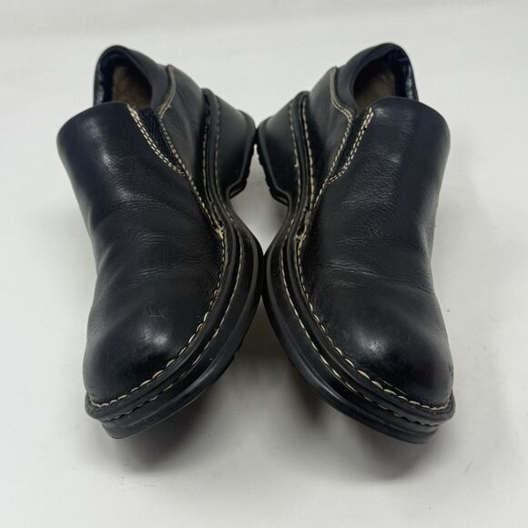 Born Mayflower Loafer Womens 7.5 Black Leather Slip On Casual Comfort Shoes - Picture 7 of 16